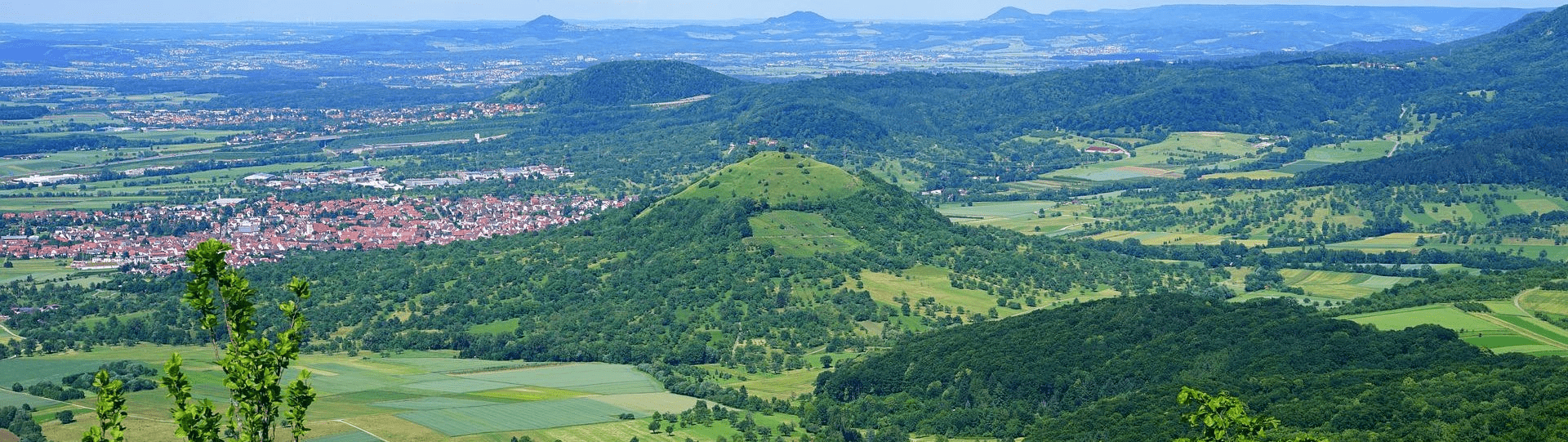 Blick vom Breitenstein Richtung Bissingen