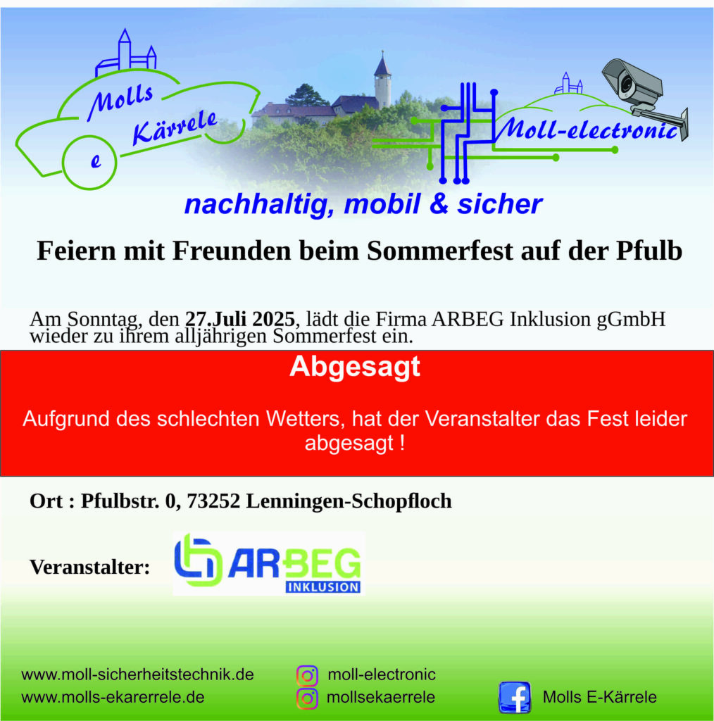 Sommerfest Pfulb