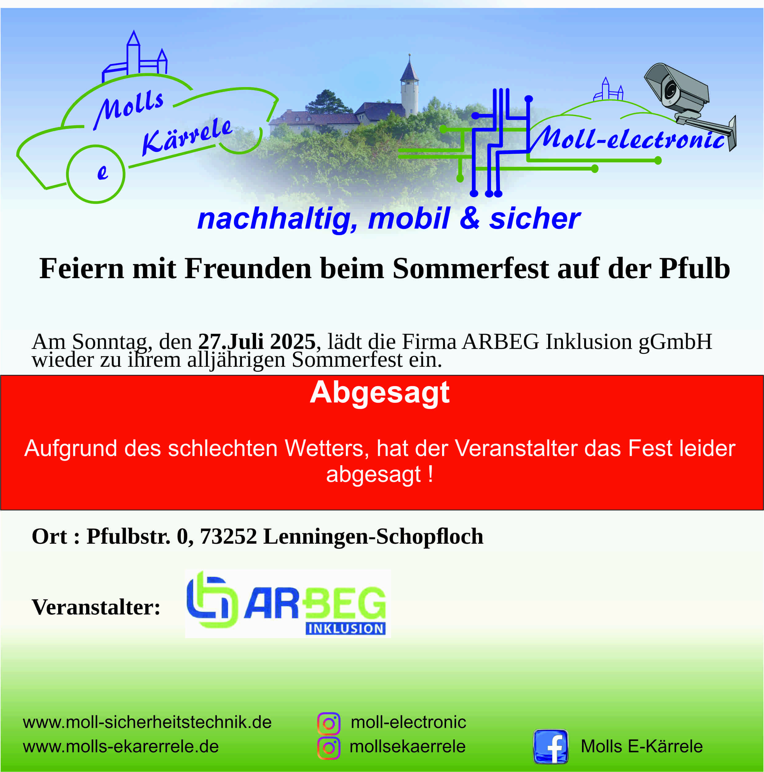 Sommerfest Pfulb