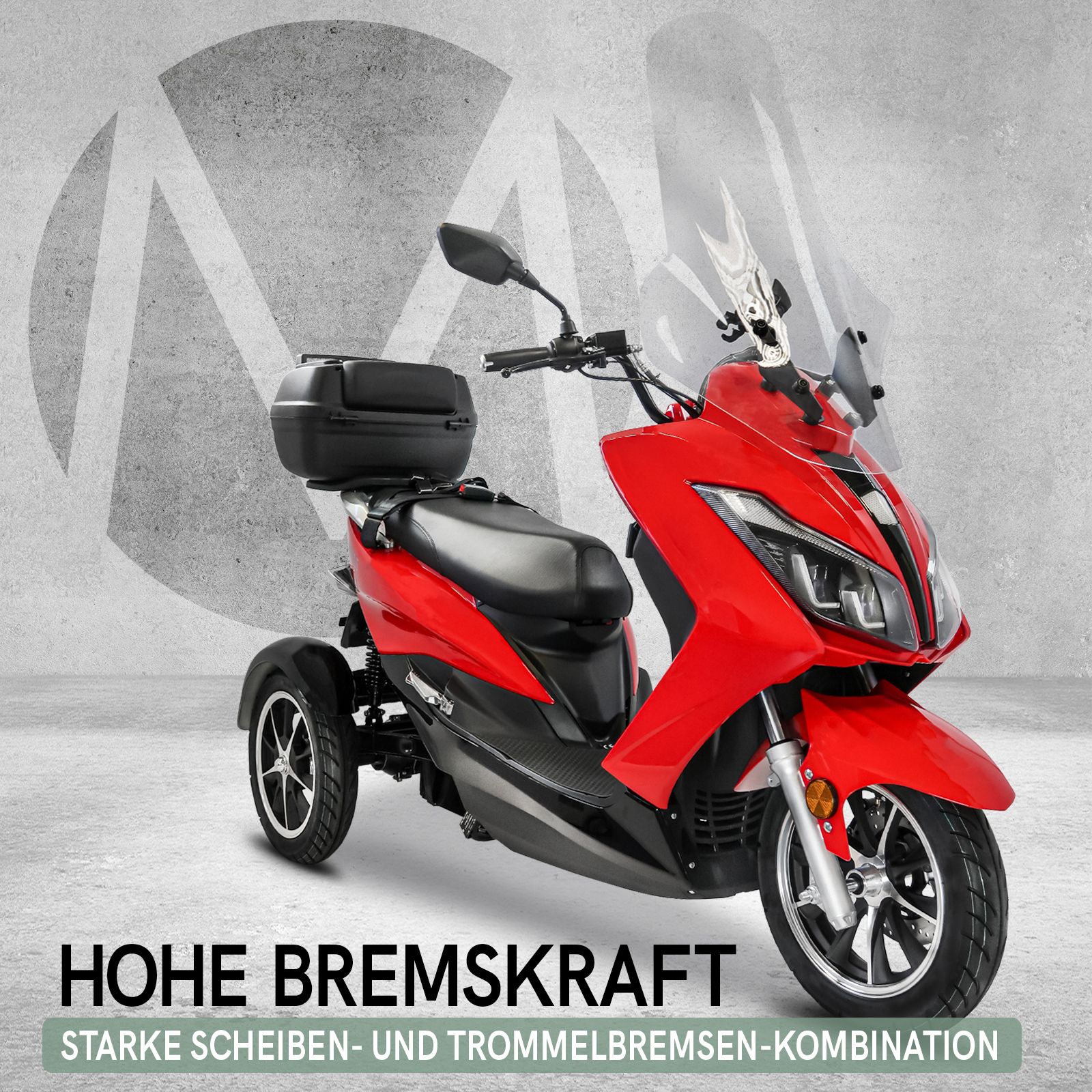 s'dreirädrige Trottwar-Kärrele V7 – Bild 6