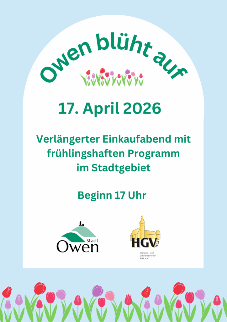 Owen blüht auf 2026